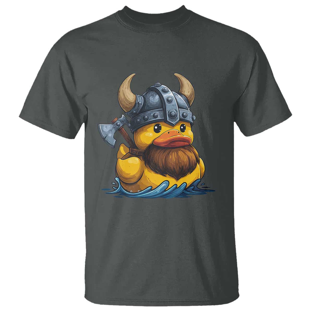 Rubber Duck Viking Warrior Norse Mythology T Shirt - Wonder Print Shop