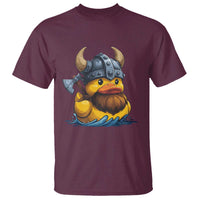Rubber Duck Viking Warrior Norse Mythology T Shirt - Wonder Print Shop