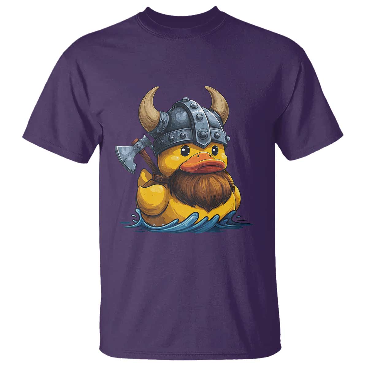 Rubber Duck Viking Warrior Norse Mythology T Shirt - Wonder Print Shop