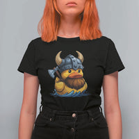Rubber Duck Viking Warrior Norse Mythology T Shirt For Women - Wonder Print Shop