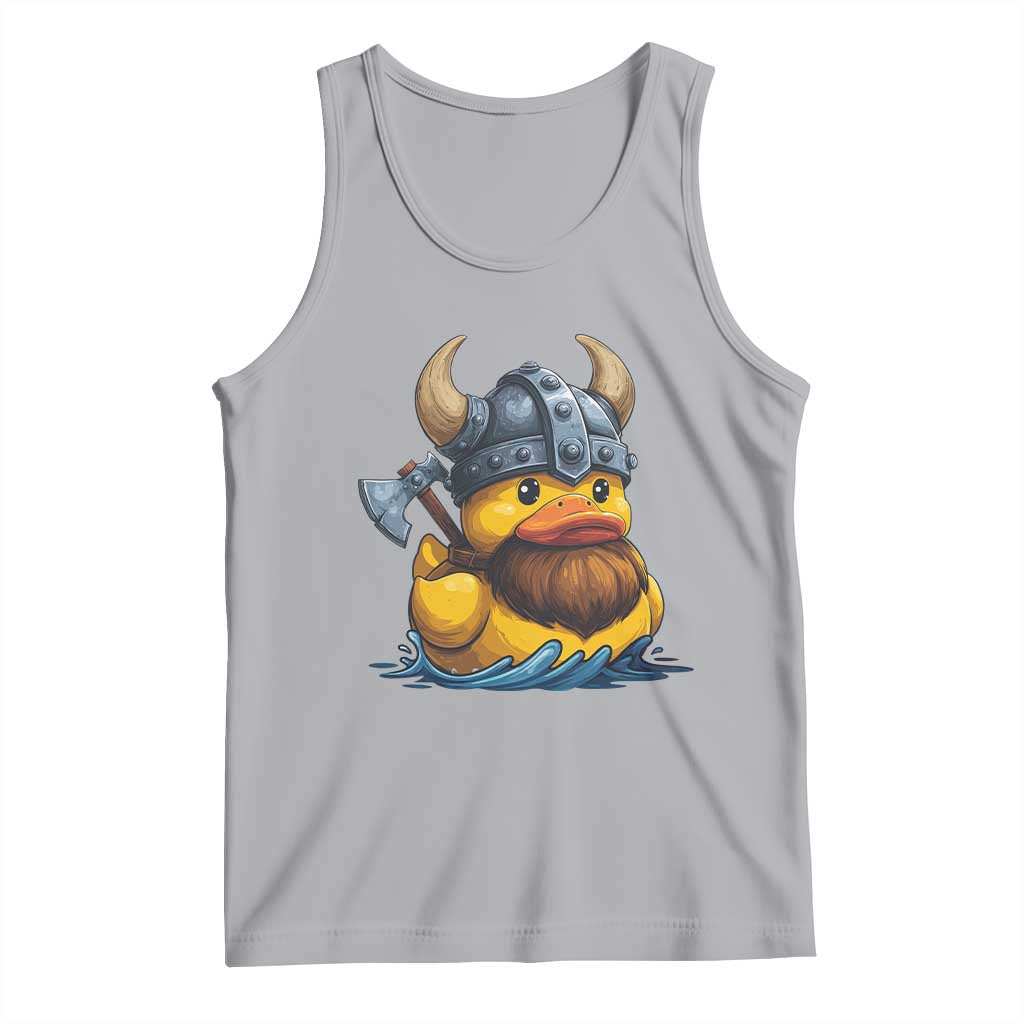 Rubber Duck Viking Warrior Norse Mythology Tank Top - Wonder Print Shop
