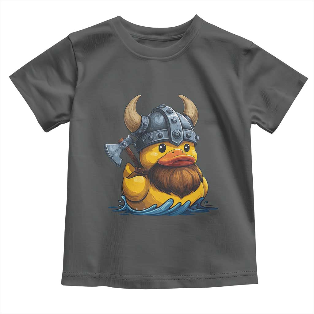 Rubber Duck Viking Warrior Norse Mythology Toddler T Shirt - Wonder Print Shop