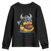 Rubber Duck Viking Warrior Norse Mythology Youth Sweatshirt - Wonder Print Shop