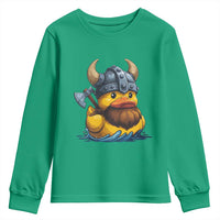 Rubber Duck Viking Warrior Norse Mythology Youth Sweatshirt - Wonder Print Shop