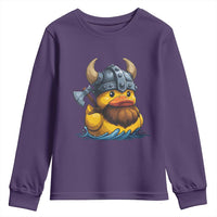 Rubber Duck Viking Warrior Norse Mythology Youth Sweatshirt - Wonder Print Shop