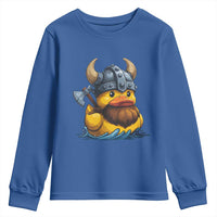 Rubber Duck Viking Warrior Norse Mythology Youth Sweatshirt - Wonder Print Shop