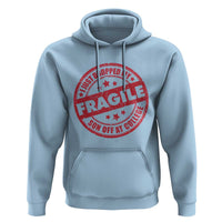 Fragile I Just Dropped My Son Off At College Hoodie Drop Off Parents Vintage Star - Wonder Print Shop