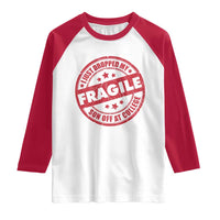 Fragile I Just Dropped My Son Off At College Raglan Shirt Drop Off Parents Vintage Star - Wonder Print Shop