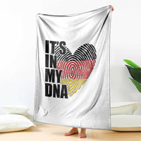 German Pride Throw Blanket It Is In My DNA Patriotic Germany Flag - Wonder Print Shop