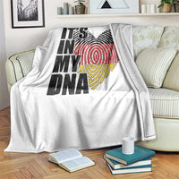 German Pride Throw Blanket It Is In My DNA Patriotic Germany Flag - Wonder Print Shop
