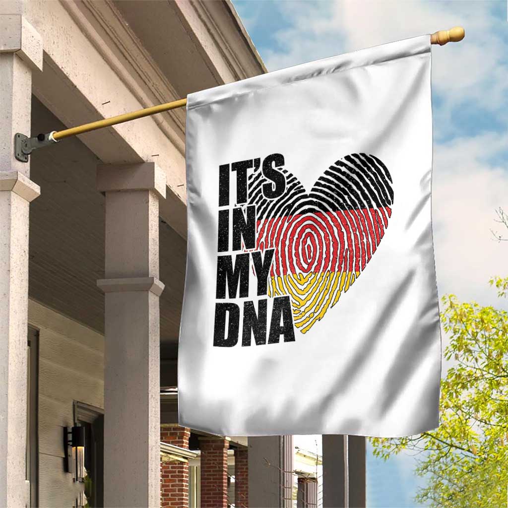 German Pride Garden Flag It Is In My DNA Patriotic Germany Flag - Wonder Print Shop