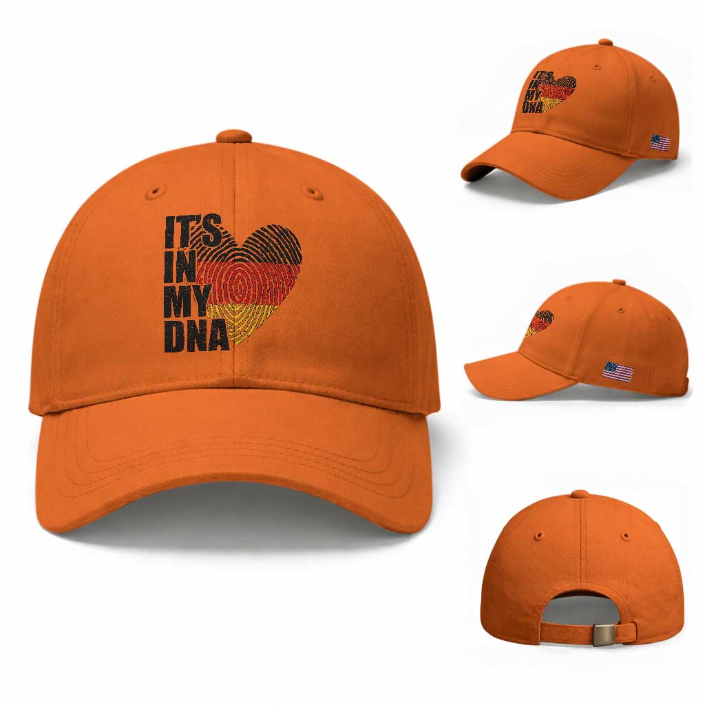 German Pride Baseball Cap It Is In My DNA Patriotic Germany Flag