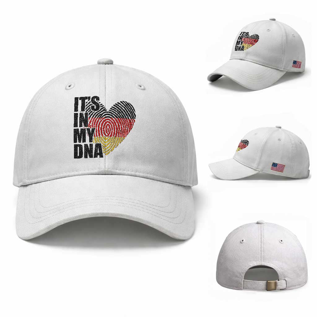 German Pride Baseball Cap It Is In My DNA Patriotic Germany Flag