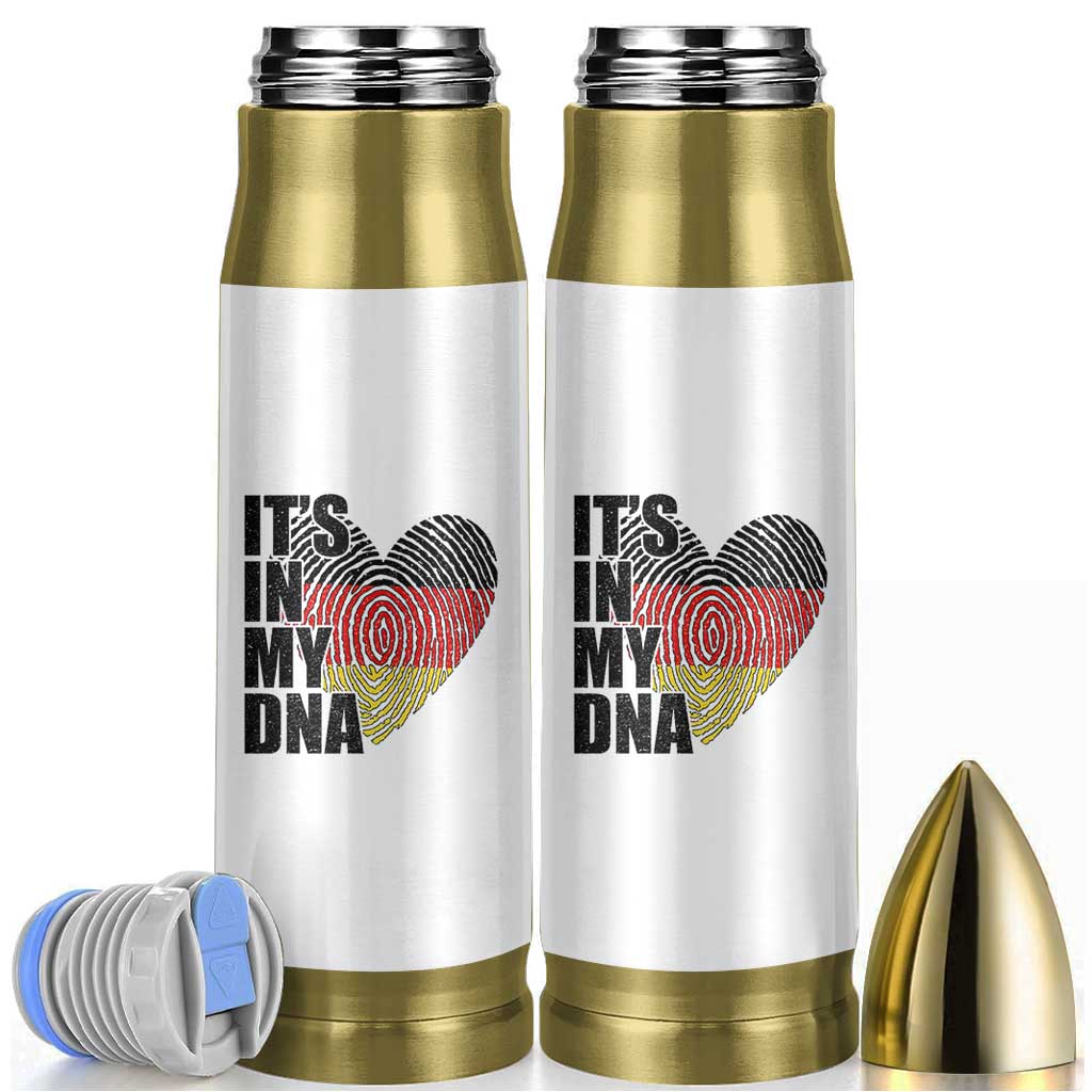 German Pride Bullet Tumbler It Is In My DNA Patriotic Germany Flag - Wonder Print Shop