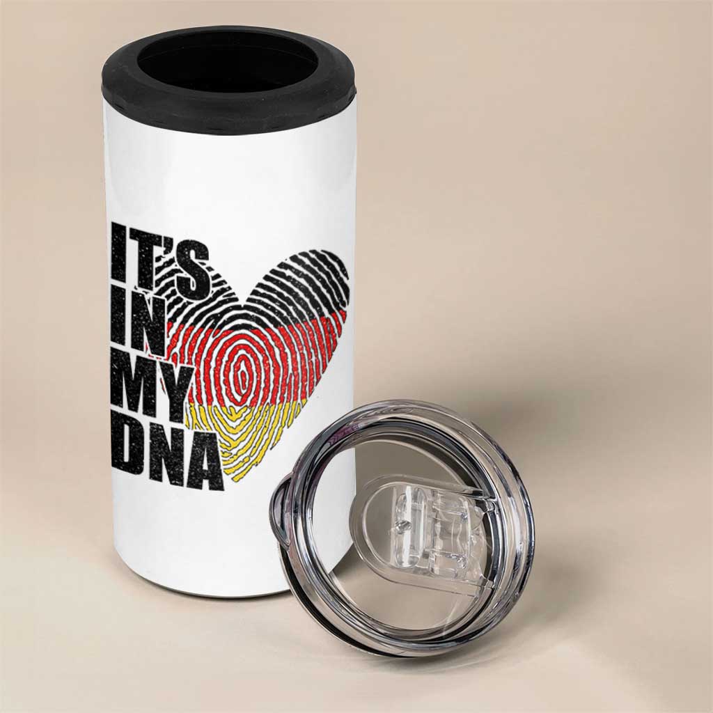 German Pride 4 in 1 Can Cooler Tumbler It Is In My DNA Patriotic Germany Flag - Wonder Print Shop