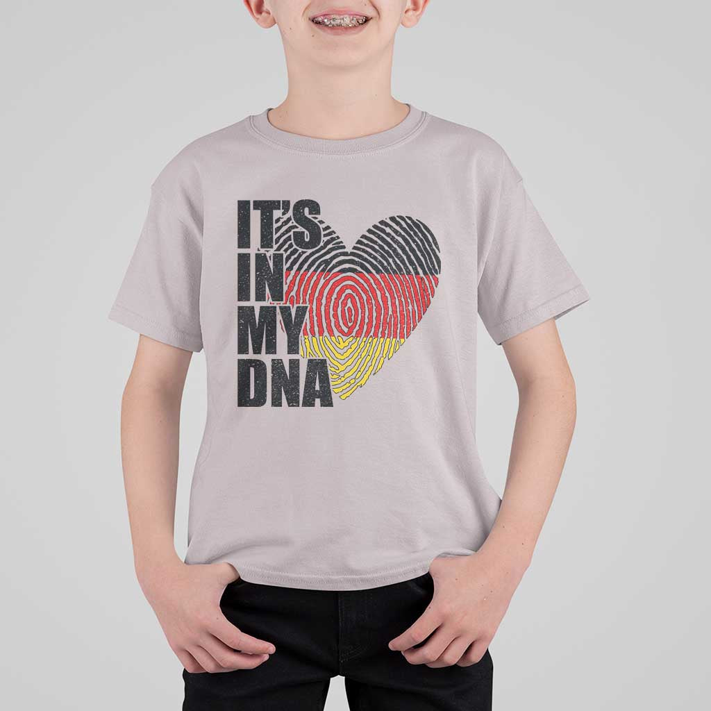 German Pride T Shirt For Kid It Is In My DNA Patriotic Germany Flag - Wonder Print Shop