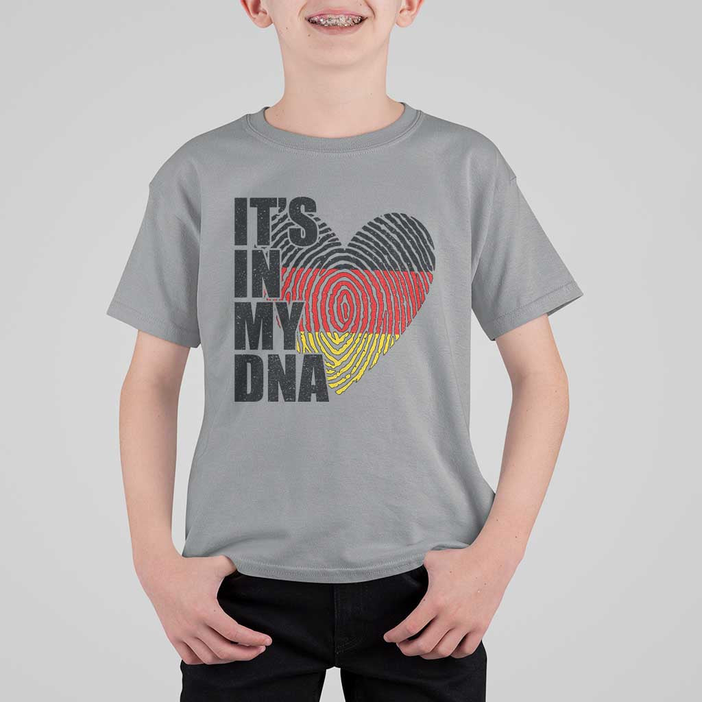 German Pride T Shirt For Kid It Is In My DNA Patriotic Germany Flag - Wonder Print Shop