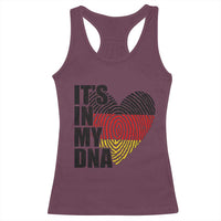 German Pride Racerback Tank Top It Is In My DNA Patriotic Germany Flag - Wonder Print Shop
