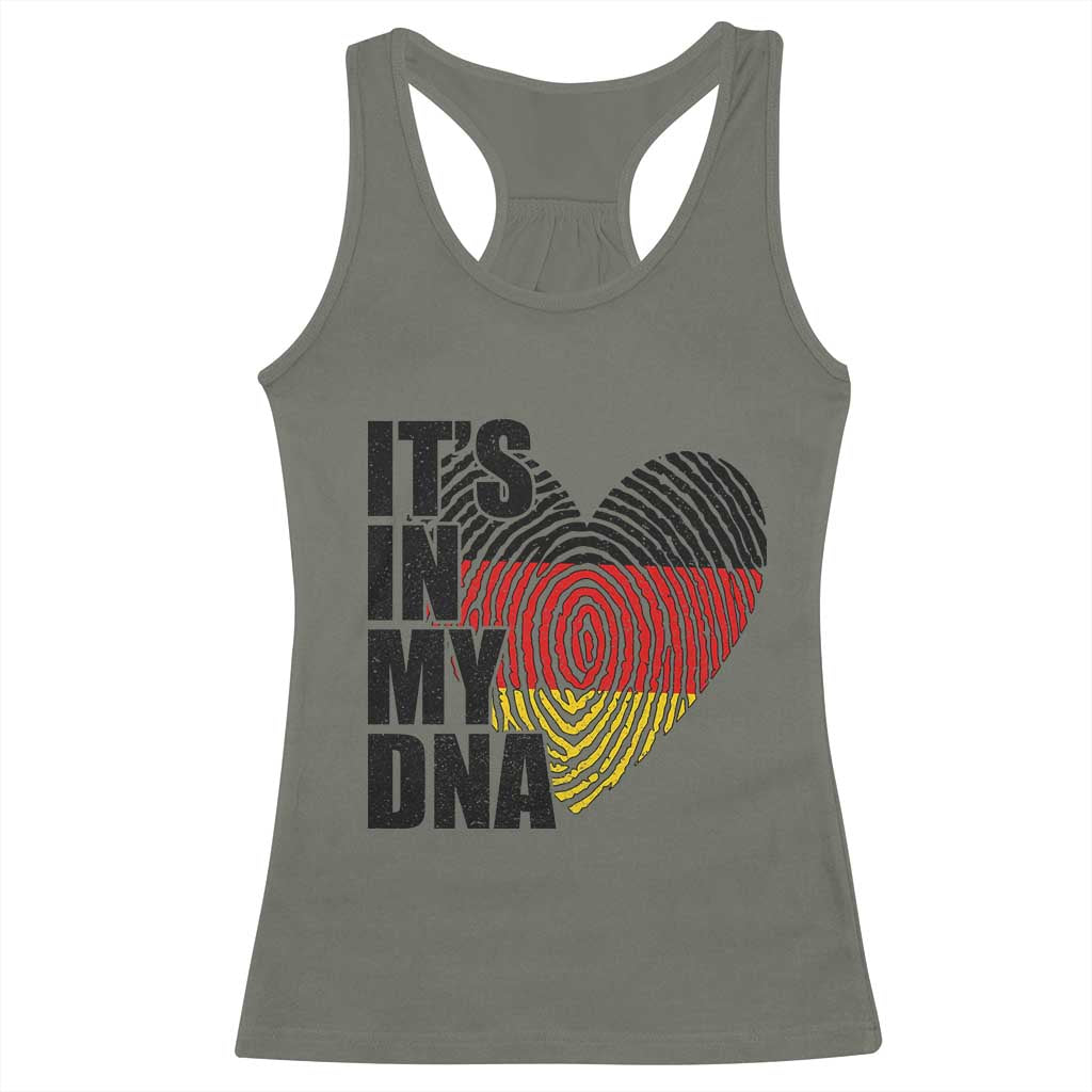 German Pride Racerback Tank Top It Is In My DNA Patriotic Germany Flag - Wonder Print Shop