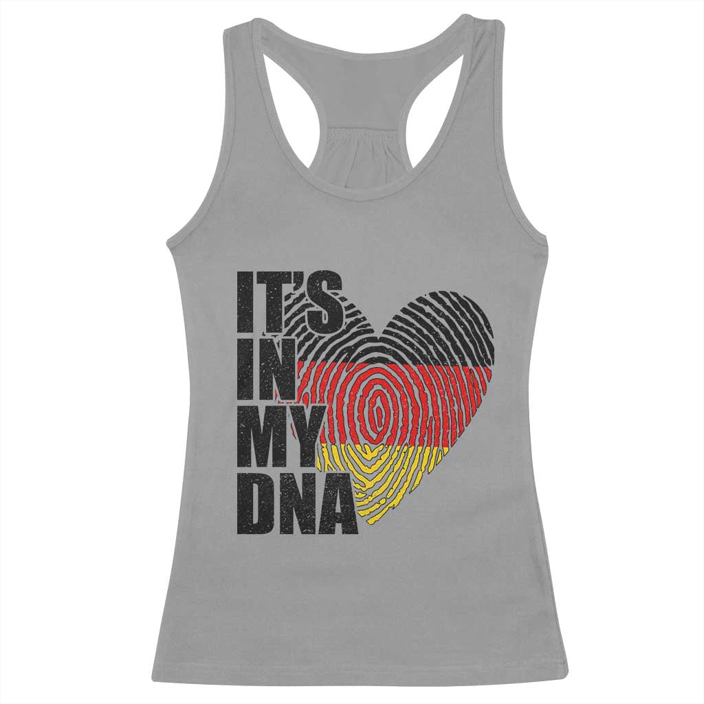 German Pride Racerback Tank Top It Is In My DNA Patriotic Germany Flag - Wonder Print Shop