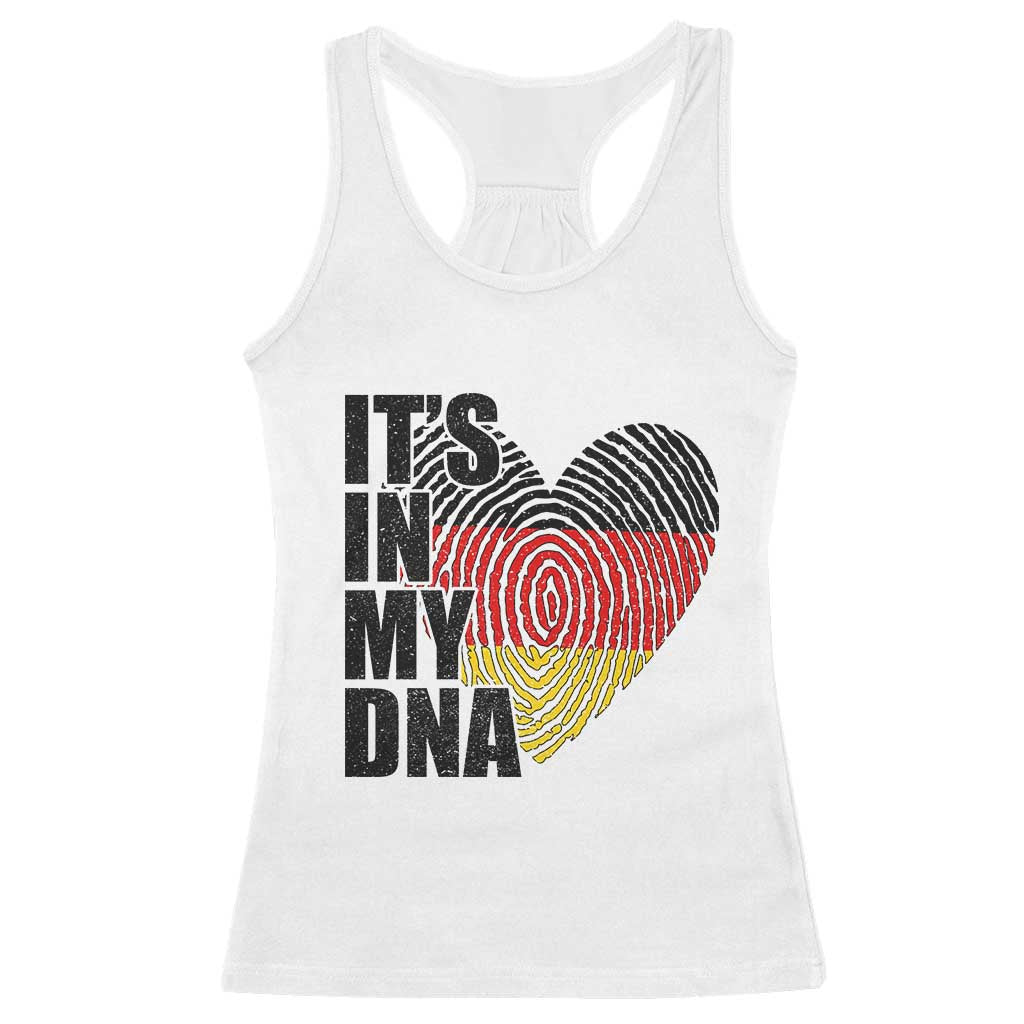 German Pride Racerback Tank Top It Is In My DNA Patriotic Germany Flag - Wonder Print Shop
