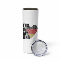 German Pride Skinny Tumbler It Is In My DNA Patriotic Germany Flag - Wonder Print Shop
