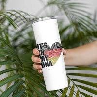 German Pride Skinny Tumbler It Is In My DNA Patriotic Germany Flag - Wonder Print Shop