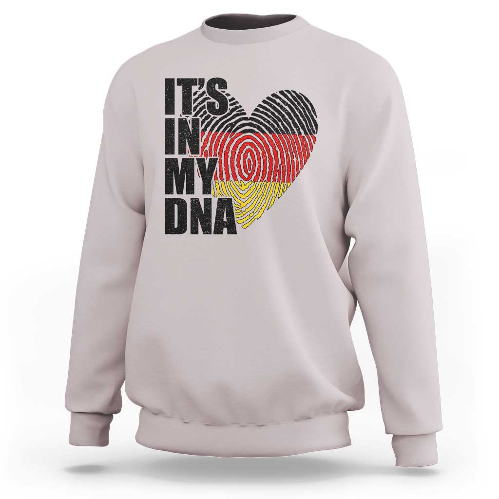 German Pride Sweatshirt It Is In My DNA Patriotic Germany Flag - Wonder Print Shop