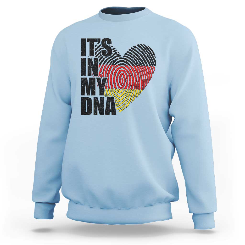 German Pride Sweatshirt It Is In My DNA Patriotic Germany Flag - Wonder Print Shop