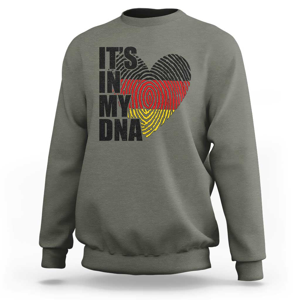 German Pride Sweatshirt It Is In My DNA Patriotic Germany Flag - Wonder Print Shop