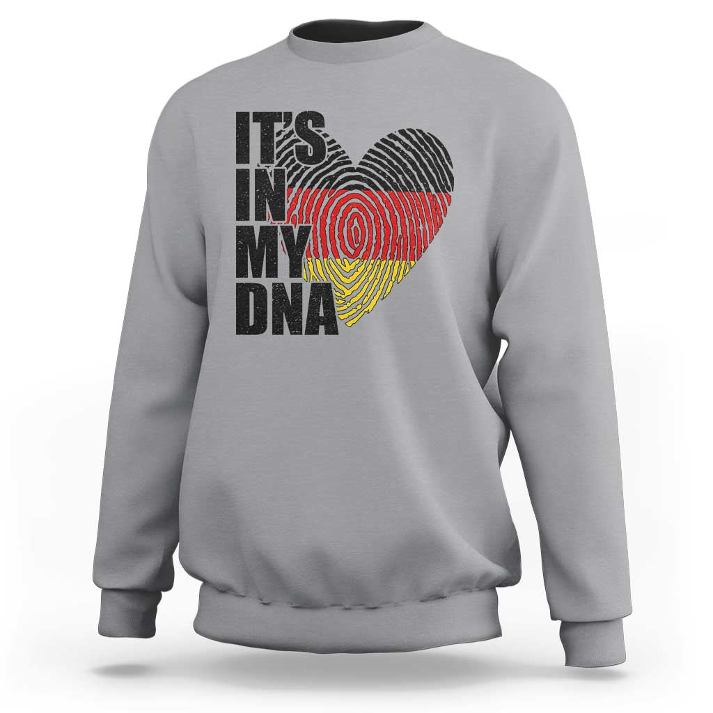 German Pride Sweatshirt It Is In My DNA Patriotic Germany Flag - Wonder Print Shop