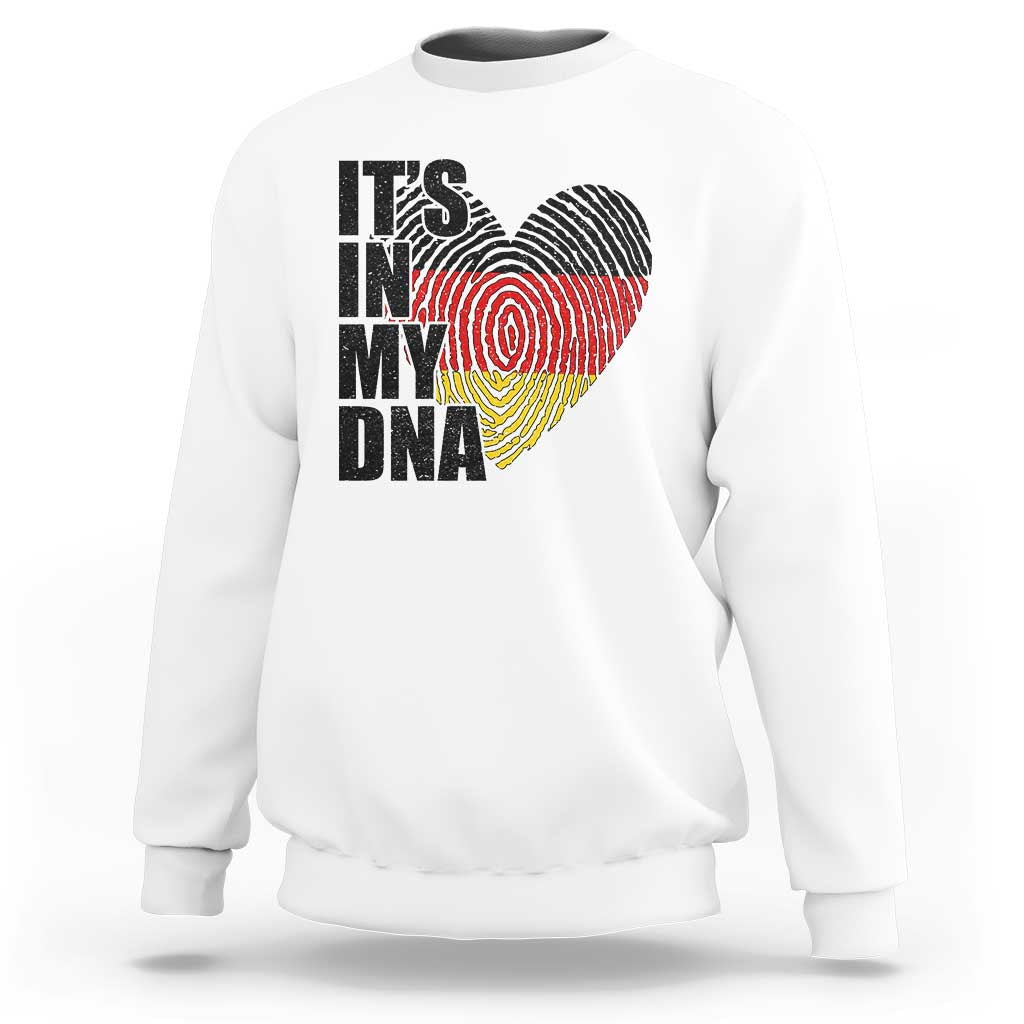 German Pride Sweatshirt It Is In My DNA Patriotic Germany Flag - Wonder Print Shop