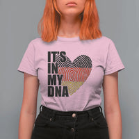 German Pride T Shirt For Women It Is In My DNA Patriotic Germany Flag - Wonder Print Shop