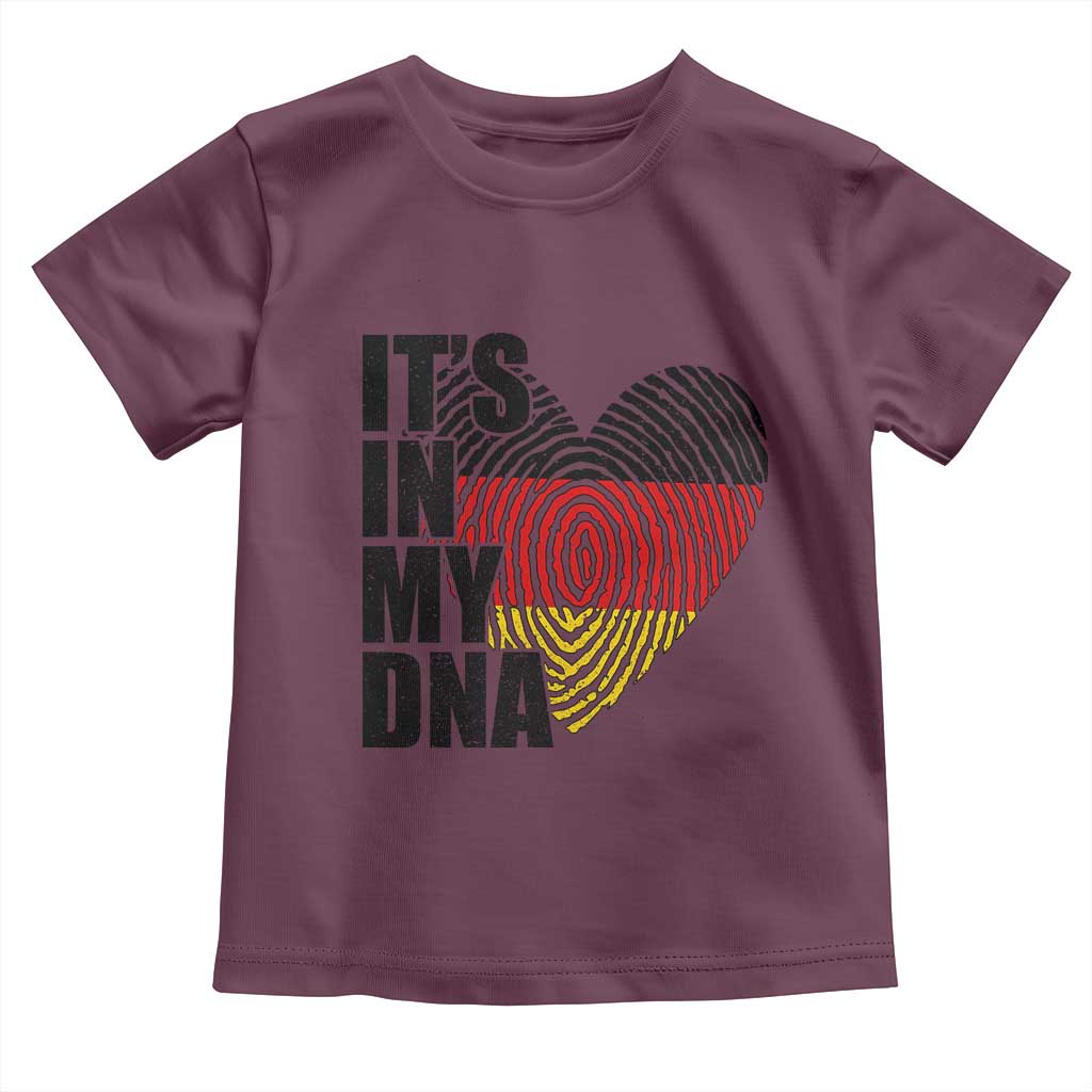 German Pride Toddler T Shirt It Is In My DNA Patriotic Germany Flag - Wonder Print Shop