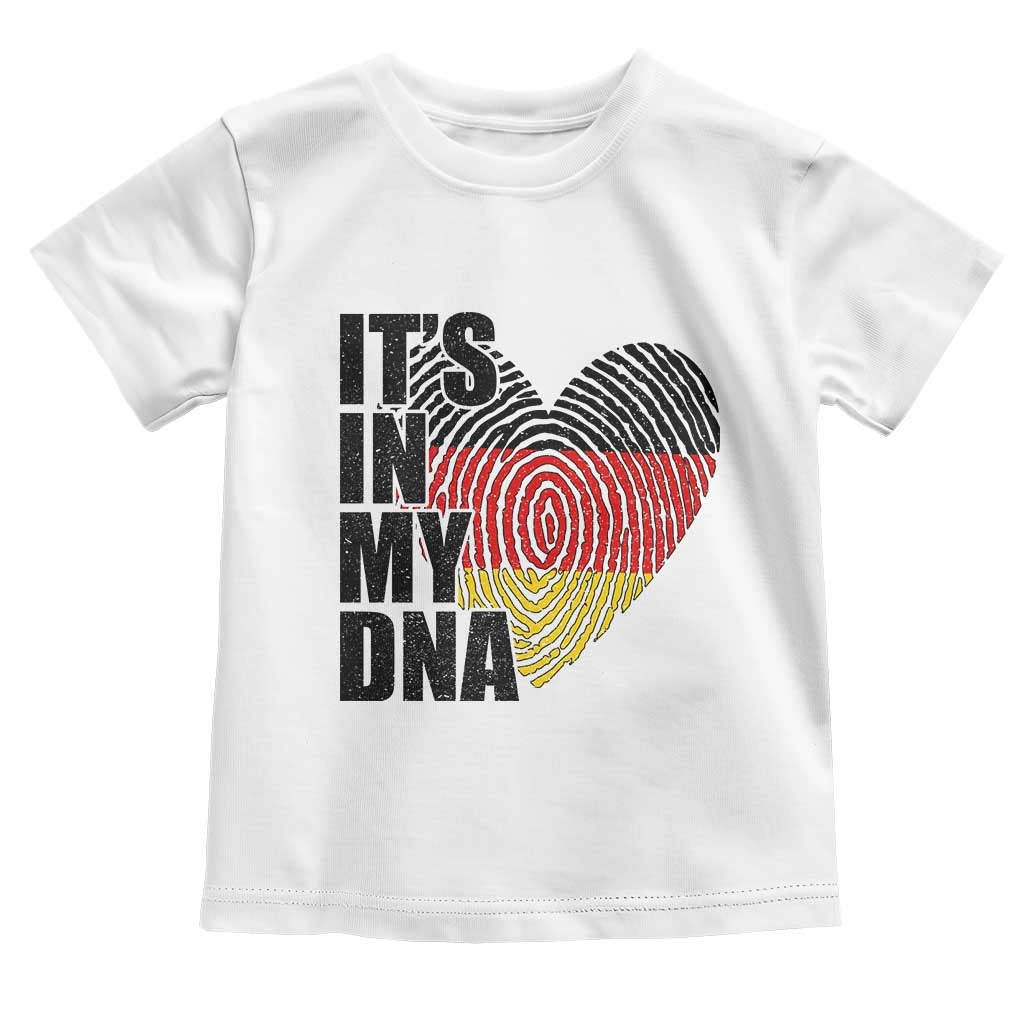 German Pride Toddler T Shirt It Is In My DNA Patriotic Germany Flag - Wonder Print Shop