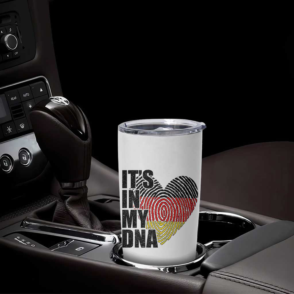 German Pride Tumbler Cup It Is In My DNA Patriotic Germany Flag - Wonder Print Shop
