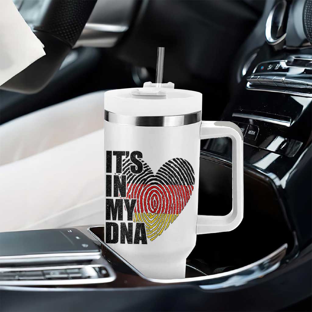German Pride Tumbler With Handle It Is In My DNA Patriotic Germany Flag - Wonder Print Shop