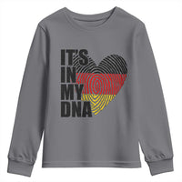 German Pride Youth Sweatshirt It Is In My DNA Patriotic Germany Flag - Wonder Print Shop