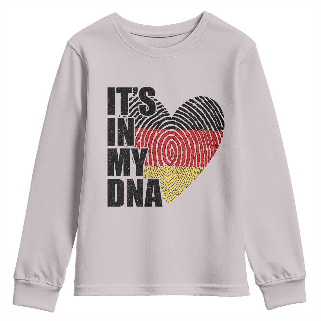 German Pride Youth Sweatshirt It Is In My DNA Patriotic Germany Flag - Wonder Print Shop