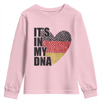 German Pride Youth Sweatshirt It Is In My DNA Patriotic Germany Flag - Wonder Print Shop