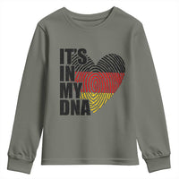 German Pride Youth Sweatshirt It Is In My DNA Patriotic Germany Flag - Wonder Print Shop