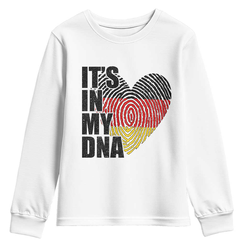 German Pride Youth Sweatshirt It Is In My DNA Patriotic Germany Flag - Wonder Print Shop