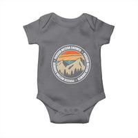 Perseid Meteor Shower Baby Onesie Shooting Stars Astronomy Vintage Retro Mountain - Wonder Print Shop