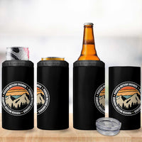 Perseid Meteor Shower 4 in 1 Can Cooler Tumbler Shooting Stars Astronomy Vintage Retro Mountain - Wonder Print Shop