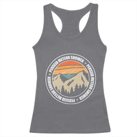 Perseid Meteor Shower Racerback Tank Top Shooting Stars Astronomy Vintage Retro Mountain - Wonder Print Shop