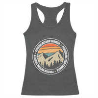 Perseid Meteor Shower Racerback Tank Top Shooting Stars Astronomy Vintage Retro Mountain - Wonder Print Shop