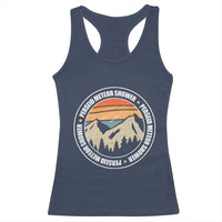 Perseid Meteor Shower Racerback Tank Top Shooting Stars Astronomy Vintage Retro Mountain - Wonder Print Shop