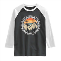 Perseid Meteor Shower Raglan Shirt Shooting Stars Astronomy Vintage Retro Mountain - Wonder Print Shop