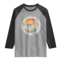 Perseid Meteor Shower Raglan Shirt Shooting Stars Astronomy Vintage Retro Mountain - Wonder Print Shop