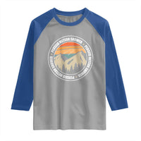 Perseid Meteor Shower Raglan Shirt Shooting Stars Astronomy Vintage Retro Mountain - Wonder Print Shop